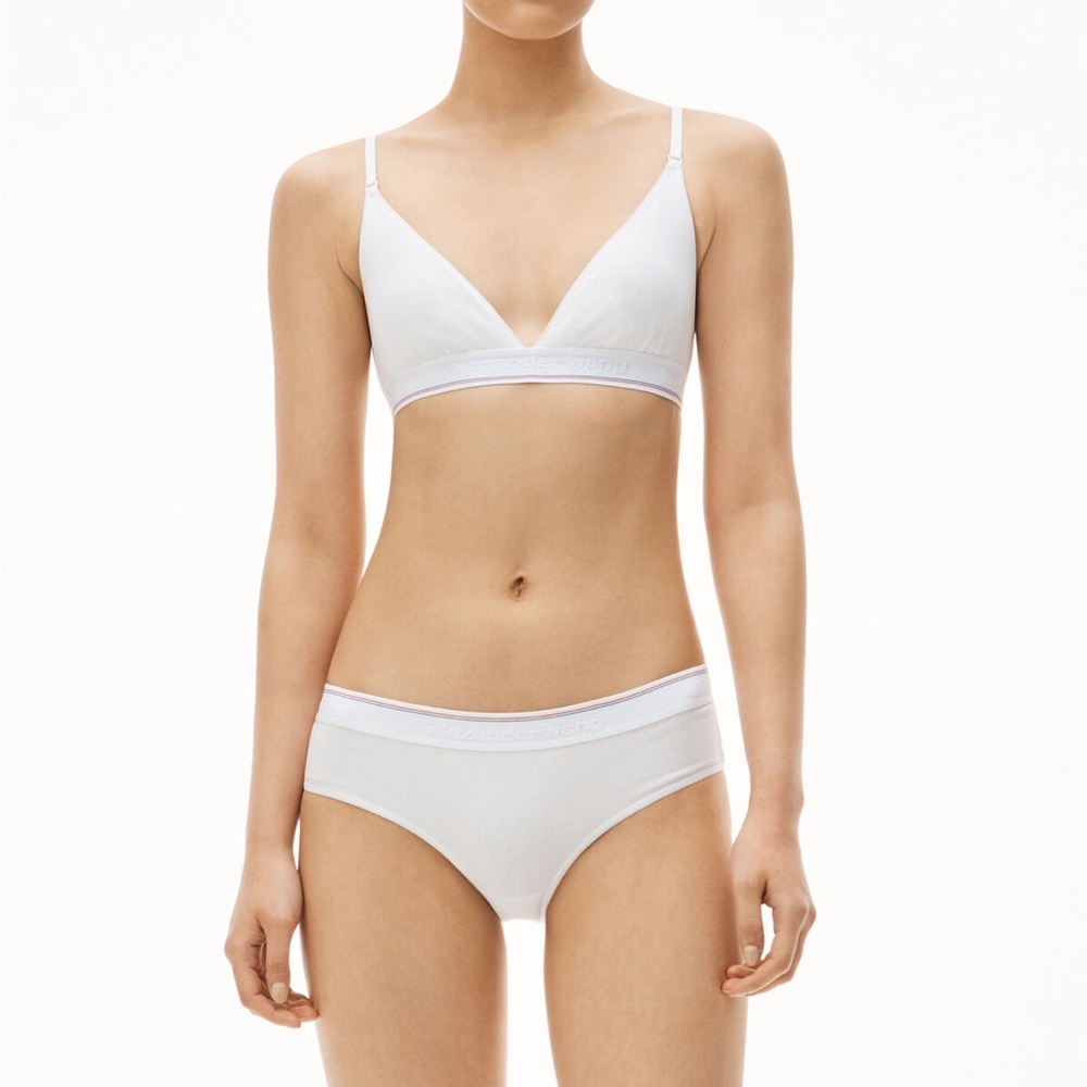NWOT Alexander Wang Bralette in Ribbed Jersey XS